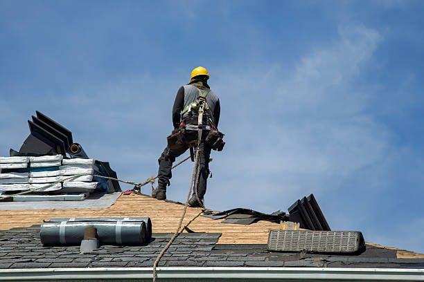 Professional Roofing technician working in Pisgah, IA